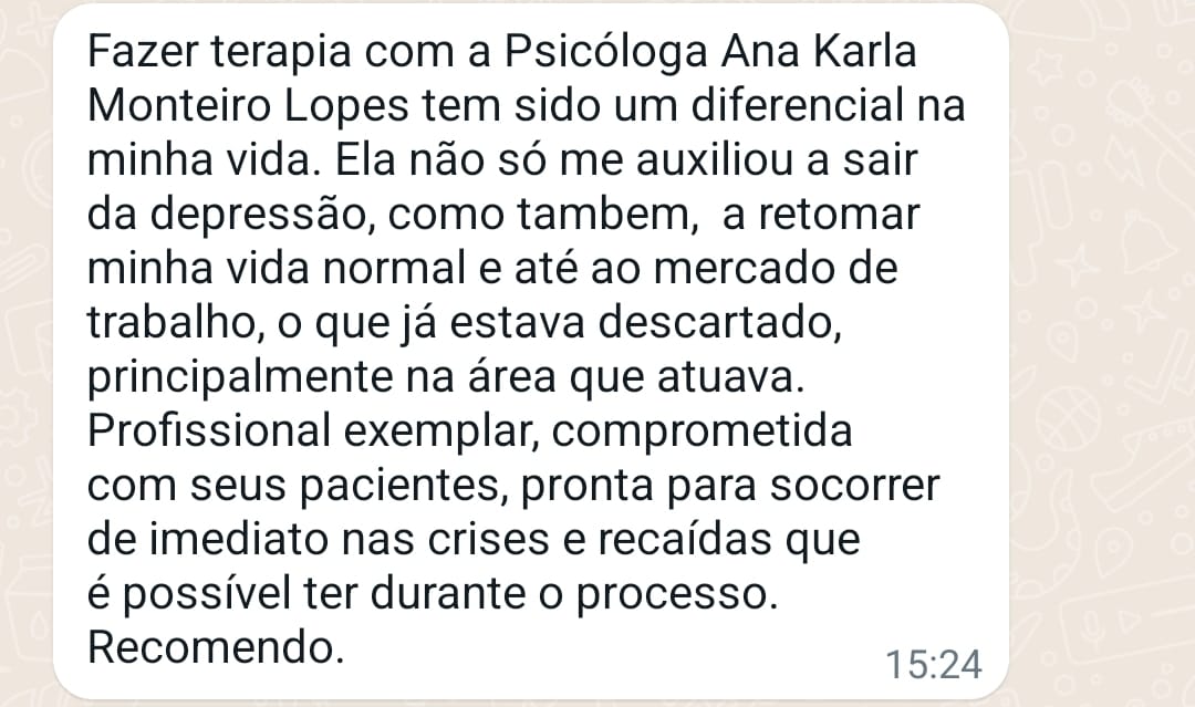 DEPOIMENTO ANA KARLA 1